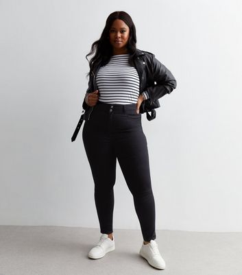 Shape Black High Waist Mom Jeans