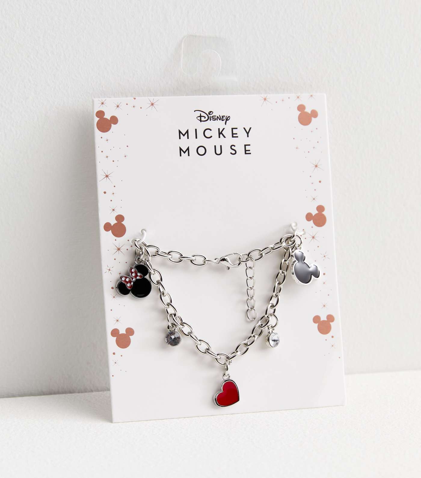Silver Disney Minnie Mouse Charm Bracelet