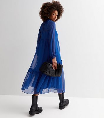 Sheer on sale smock dress