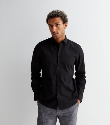 Black long sleeve hot sale outfit for men