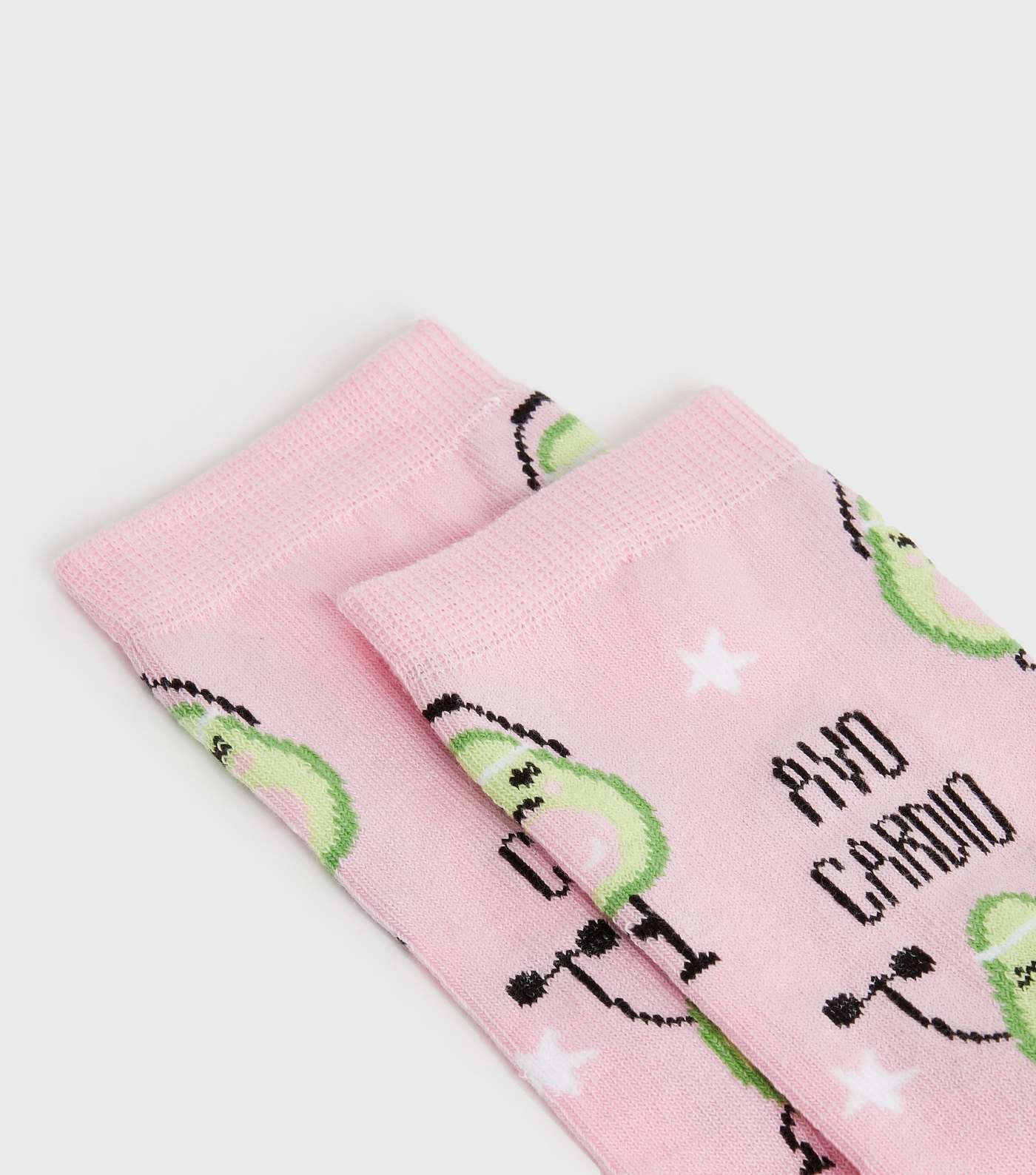 Pink Avocado Cardio Socks Image 2