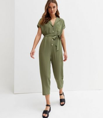 New look sale khaki jumpsuit