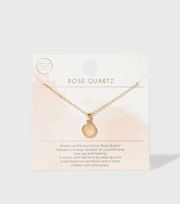 Pink Semi Precious Rose Quartz Pendant 