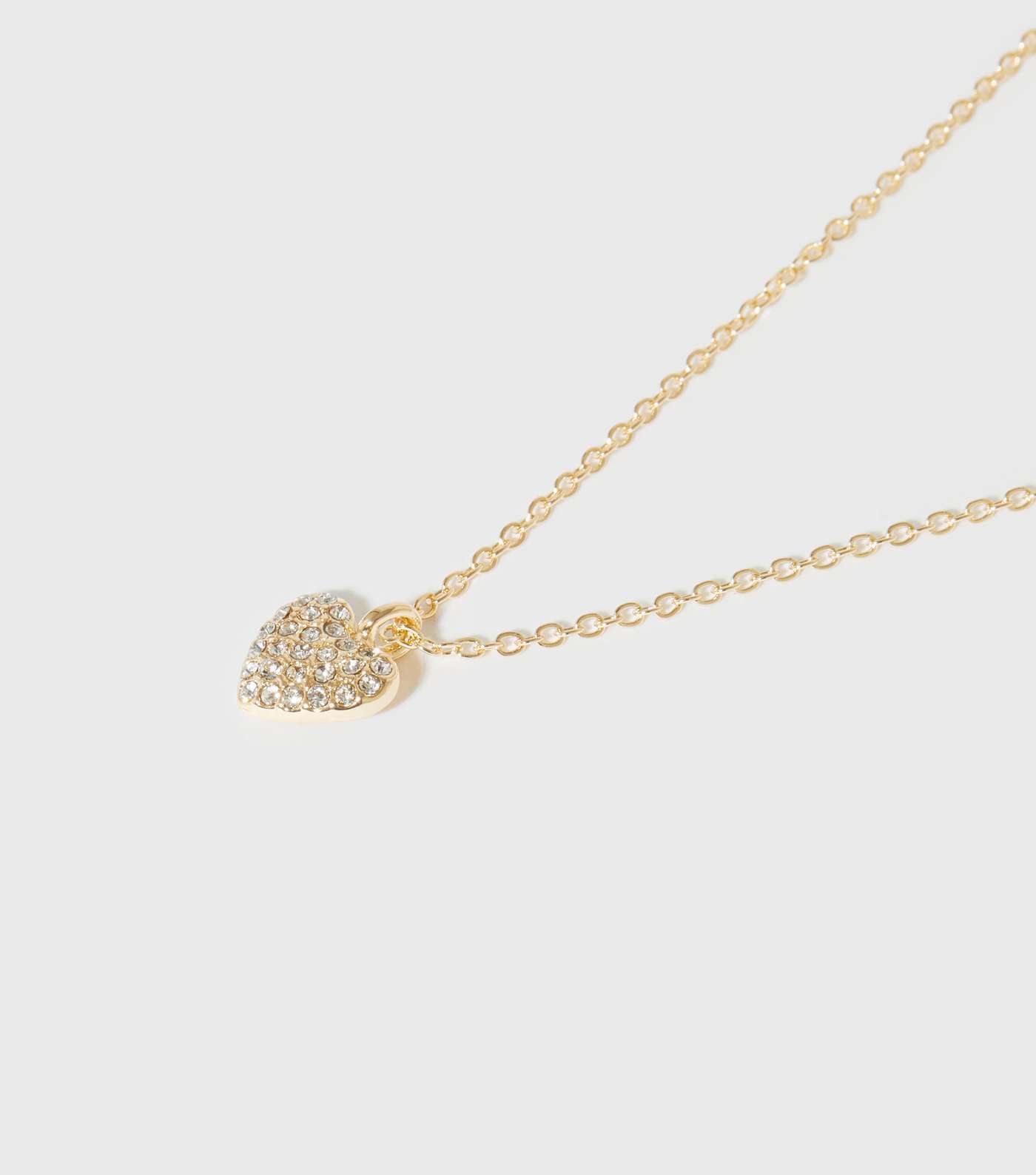 Gold Diamanté Heart Nan Gift Necklace Image 2
