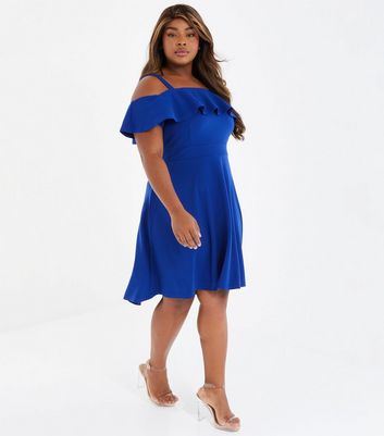 Cold shoulder sale dip hem dress