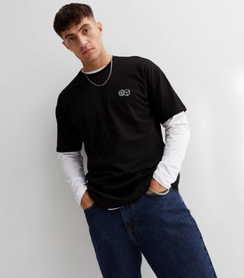 Black Dice Embroidered T-Shirt