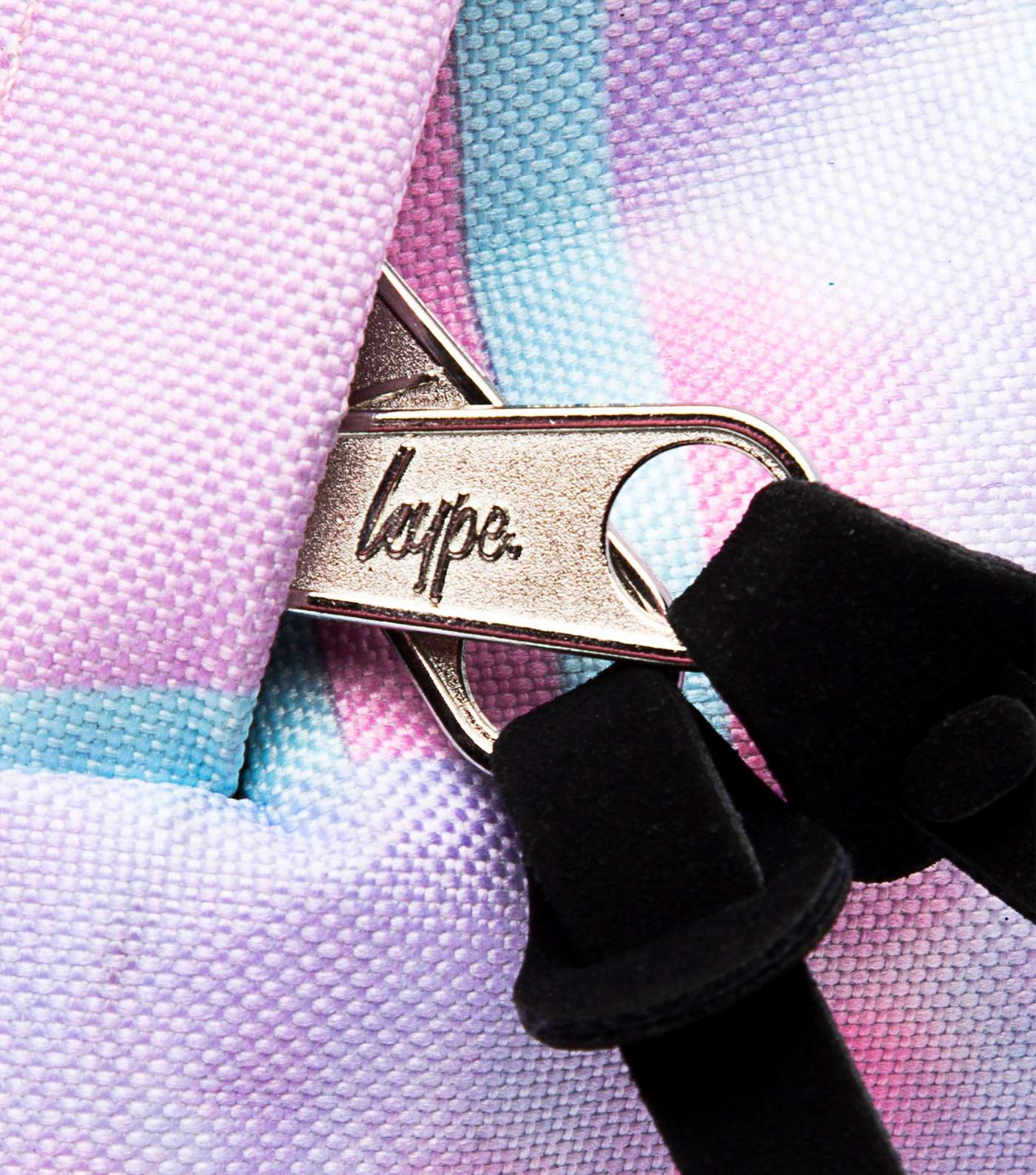 HYPE KIDS Pink Collage Pom Pom Backpack Image 5