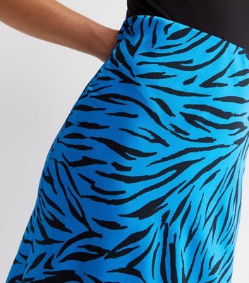 Colorful zebra print skirt hotsell