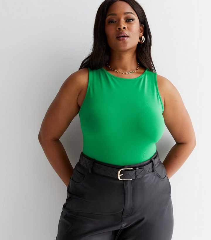Forever 21 Women's Green Plus Size Tops on Sale