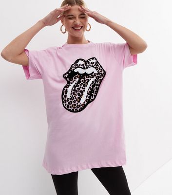 Newlook Rolling Stones Oversized T Shirt New Look Rolling Stones