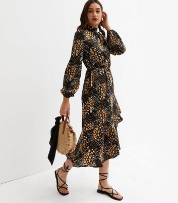 New look animal top print dress