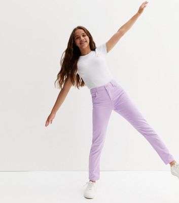 Name It Lilac Slim Fit Tori Mom Jeans 