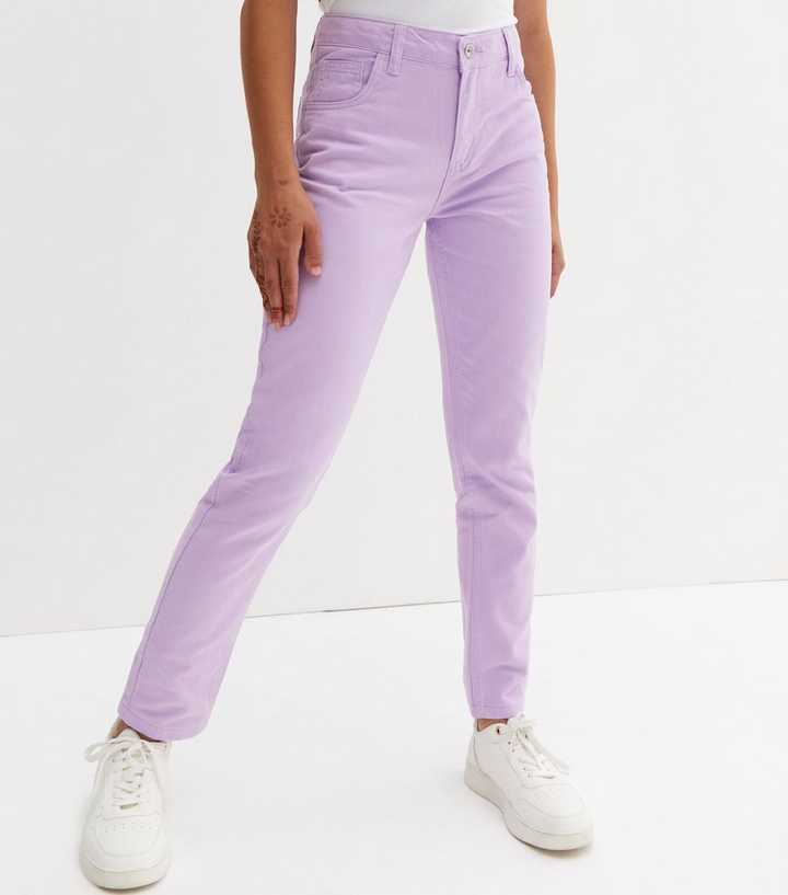 retning officiel Nebu Name It Lilac Slim Fit Tori Mom Jeans | New Look