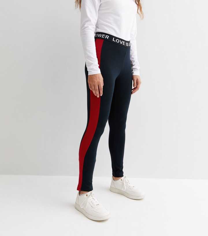  Side Stripe Performance Leggings