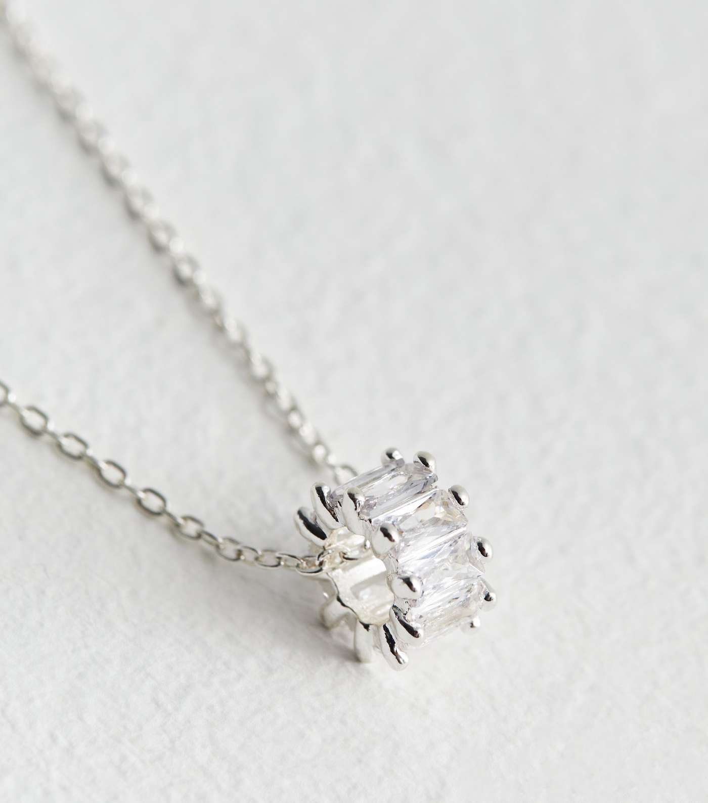 Crystal Cubic Zirconia Pendant Necklace Image 2