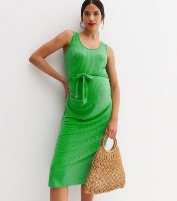 New look green sales maternity dress