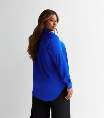 Royal blue shop plus size tops