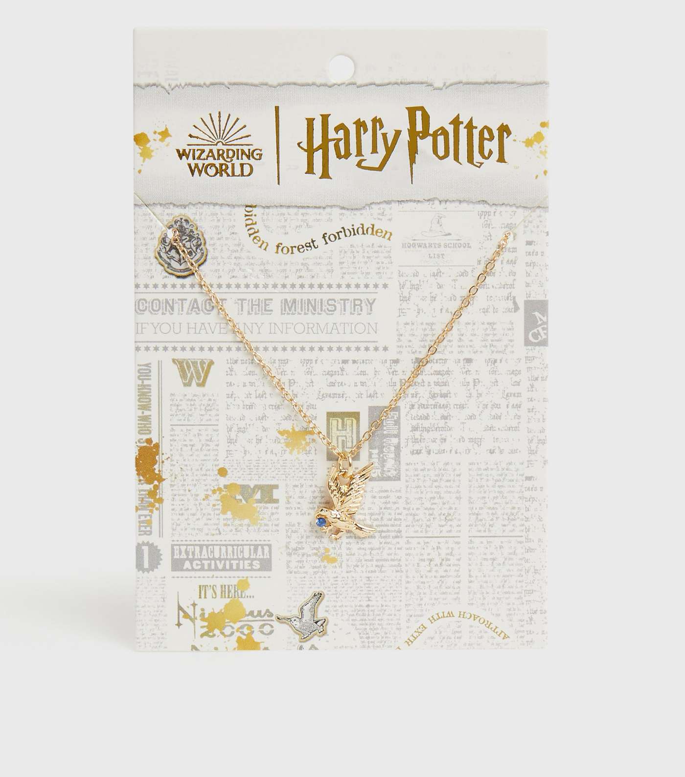 Gold Harry Potter Ravenclaw Pendant Necklace