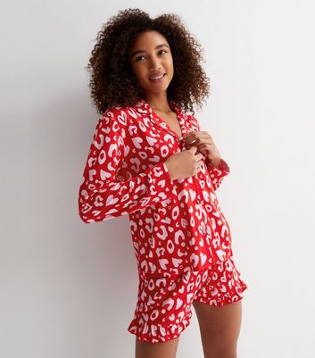 New look best sale heart pyjamas