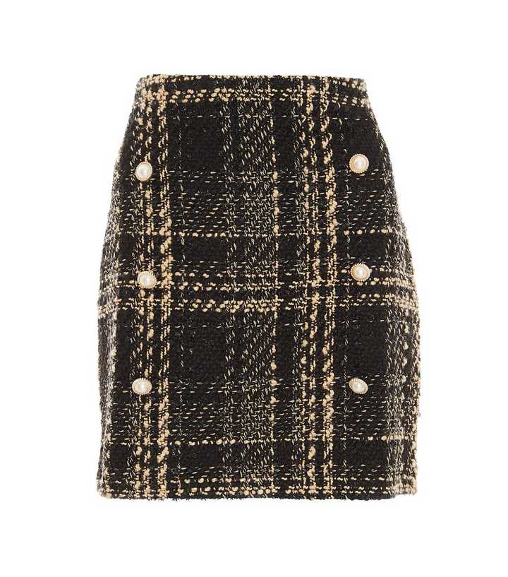 Pearl Boucle Mini Skirt