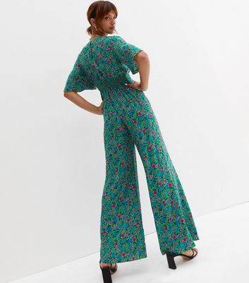 v neck jumpsuit wide leg