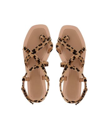 Topshop leopard print discount sandals