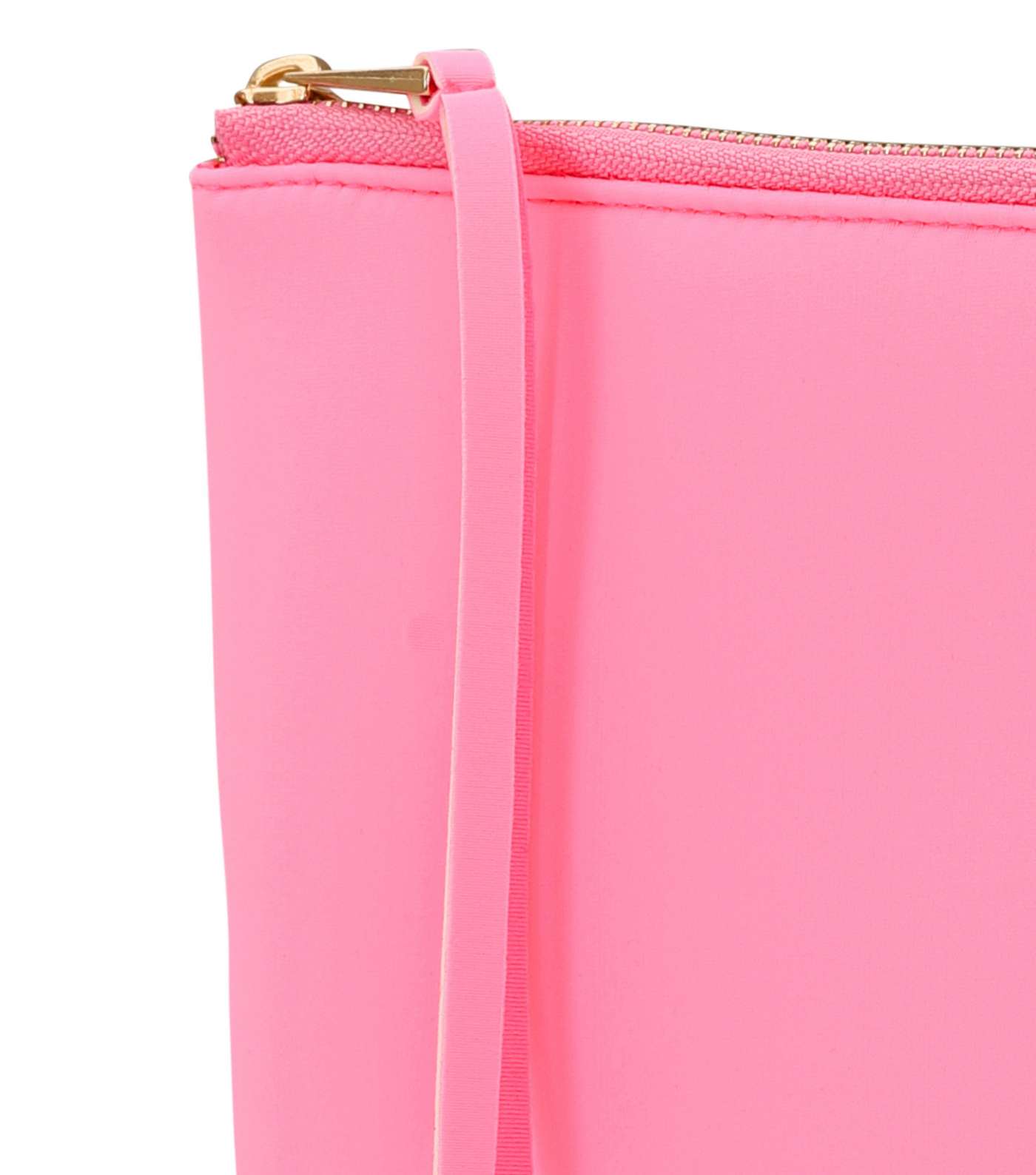 South Beach Bright Pink Wristlet Clutch Bag Image 4