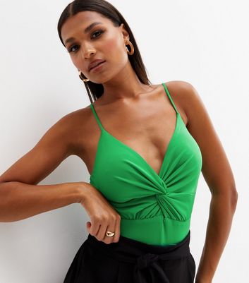 green bodysuit new look