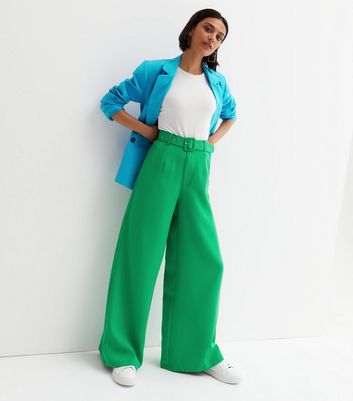 Black Belted High Waisted Palazzo Trousers  Nothingbutstyle   Nothingbutstyle