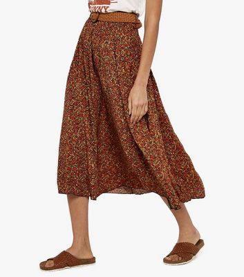 new look apricot skirts