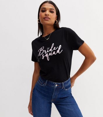 Short Sleeve Bride Squad Logo T-Shirt 