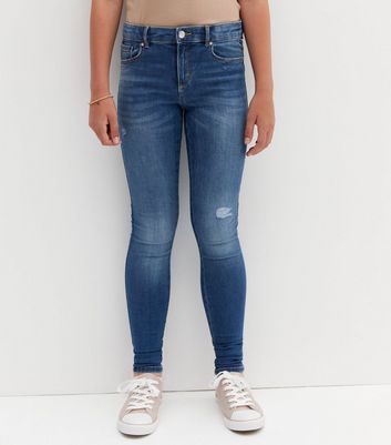 KIDS ONLY Blue High Waist Skinny Jeans New Look