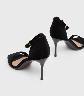 Black velvet hotsell shoes heels