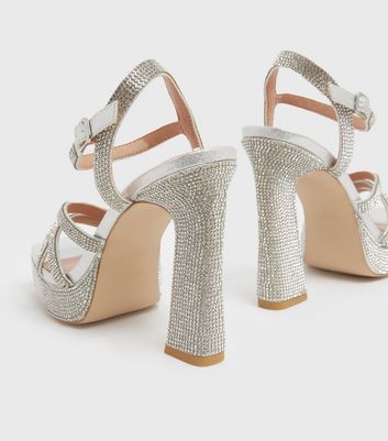 Prada Crystal Ankle-Strap Platform Sandals - Bergdorf Goodman