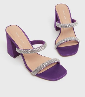 Purple sandals sale new look