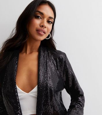Rose Gold Sequin Blazer - Southern Trends