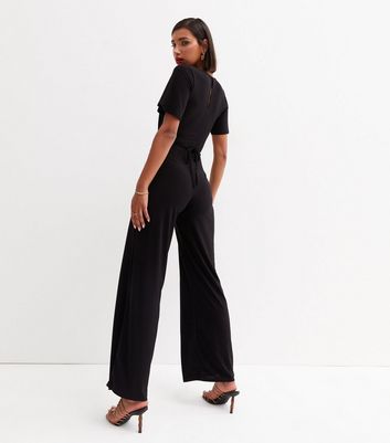 short sleeve long jumpsuit