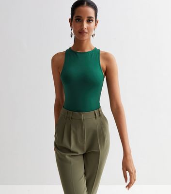 khaki green bodysuit