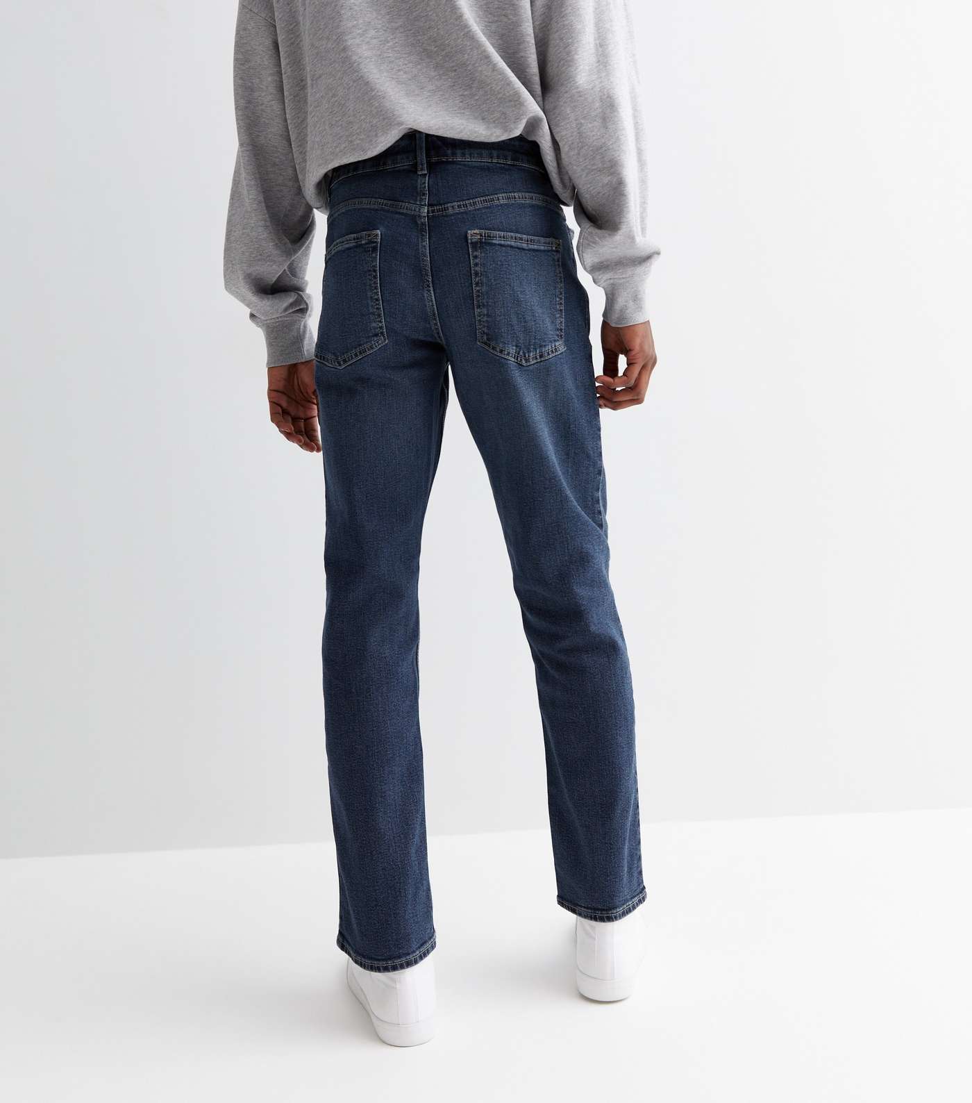 Bright Blue Slim Fit Jeans Image 4