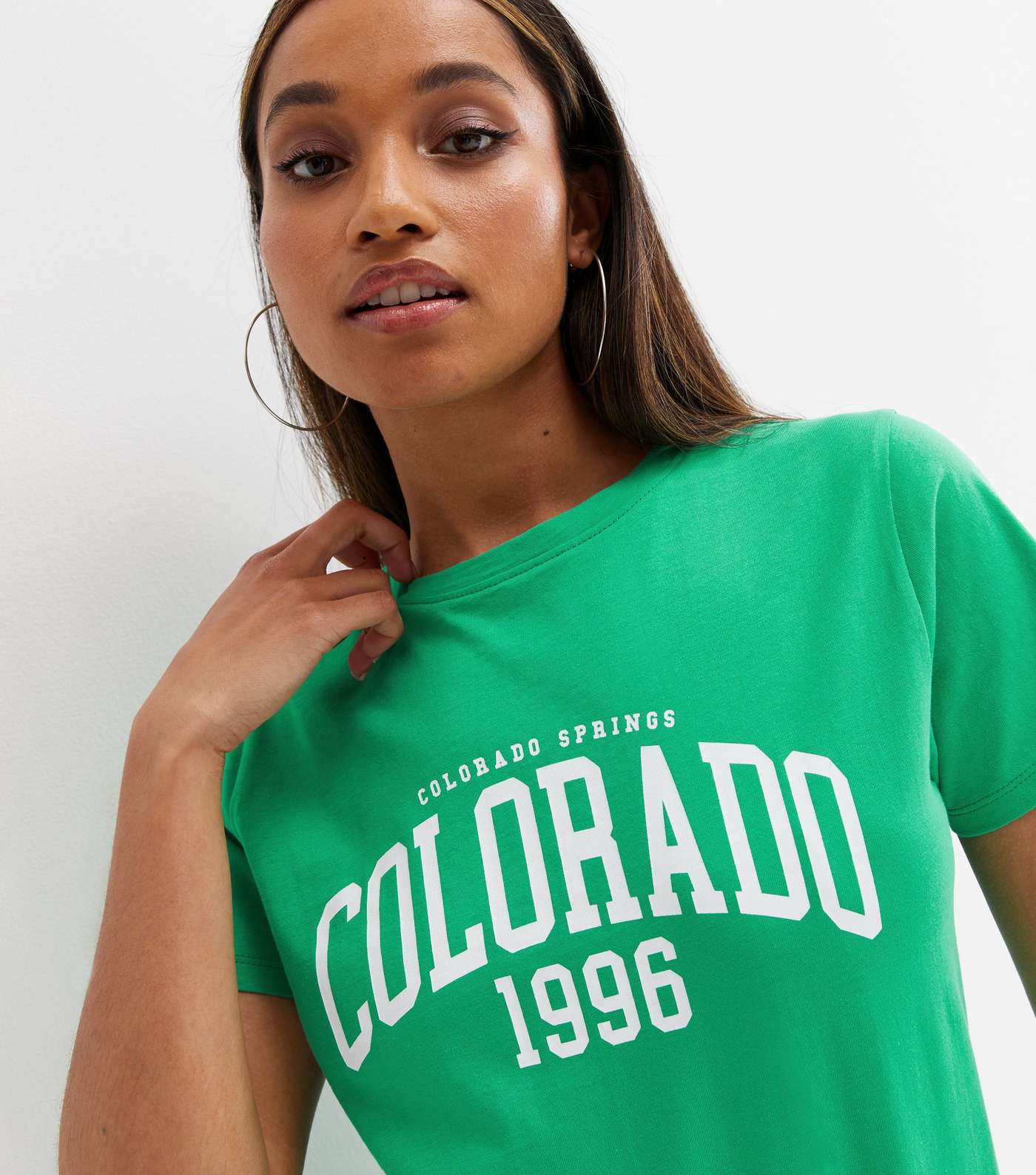 Petite Green Colorado Logo T-Shirt Image 2