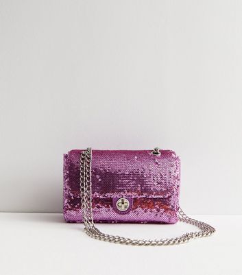 Coach | Bags | Coach Poppy Pink Sequin Purse Gently Used | Poshmark