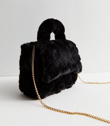 New look best sale fur bag