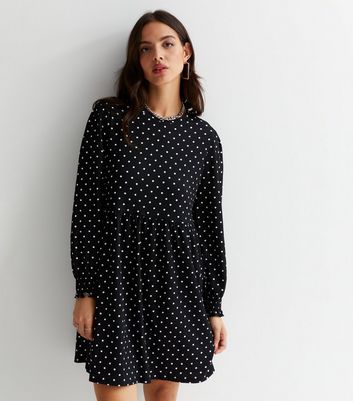 Spotty smock outlet dress