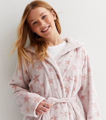 Childrens pink shop dressing gown