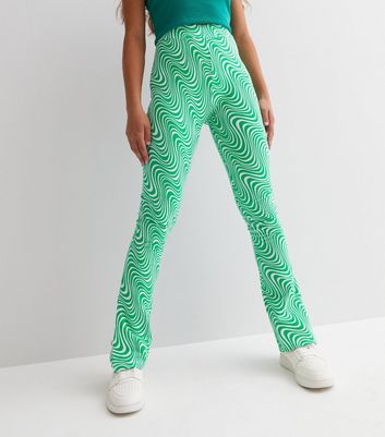 Side Split Wide Leg Relaxed Trousers in Leopard Print – likemary
