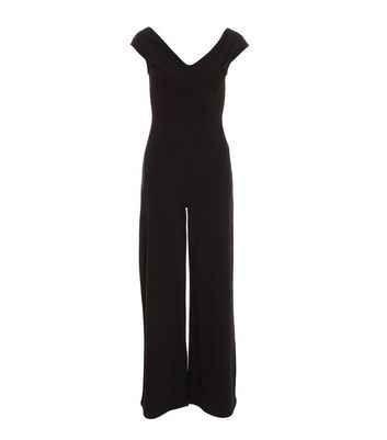 quiz black and white jumpsuit