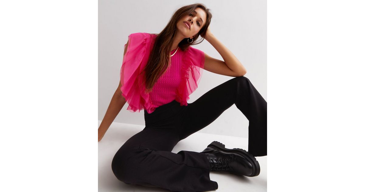 Meet Me In Cabo Ruffle Bodysuit - Pink