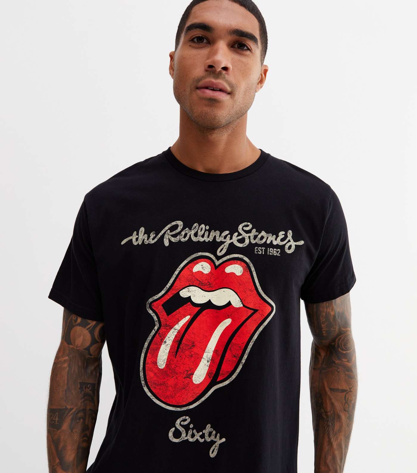 Black the Rolling Stone Logo T-Shirt
