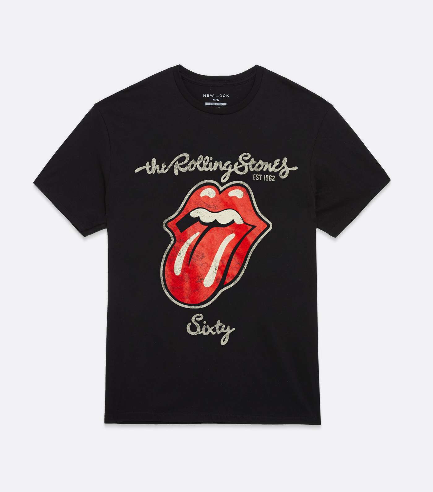 Black the Rolling Stone Logo T-Shirt Image 5