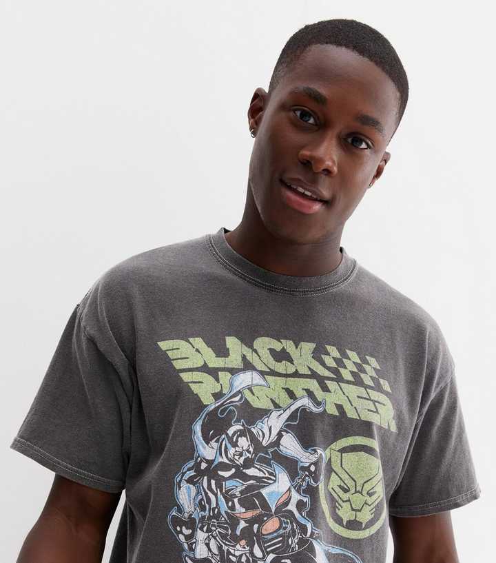 black panther t shirt mens